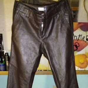 Gap genuine leather pants